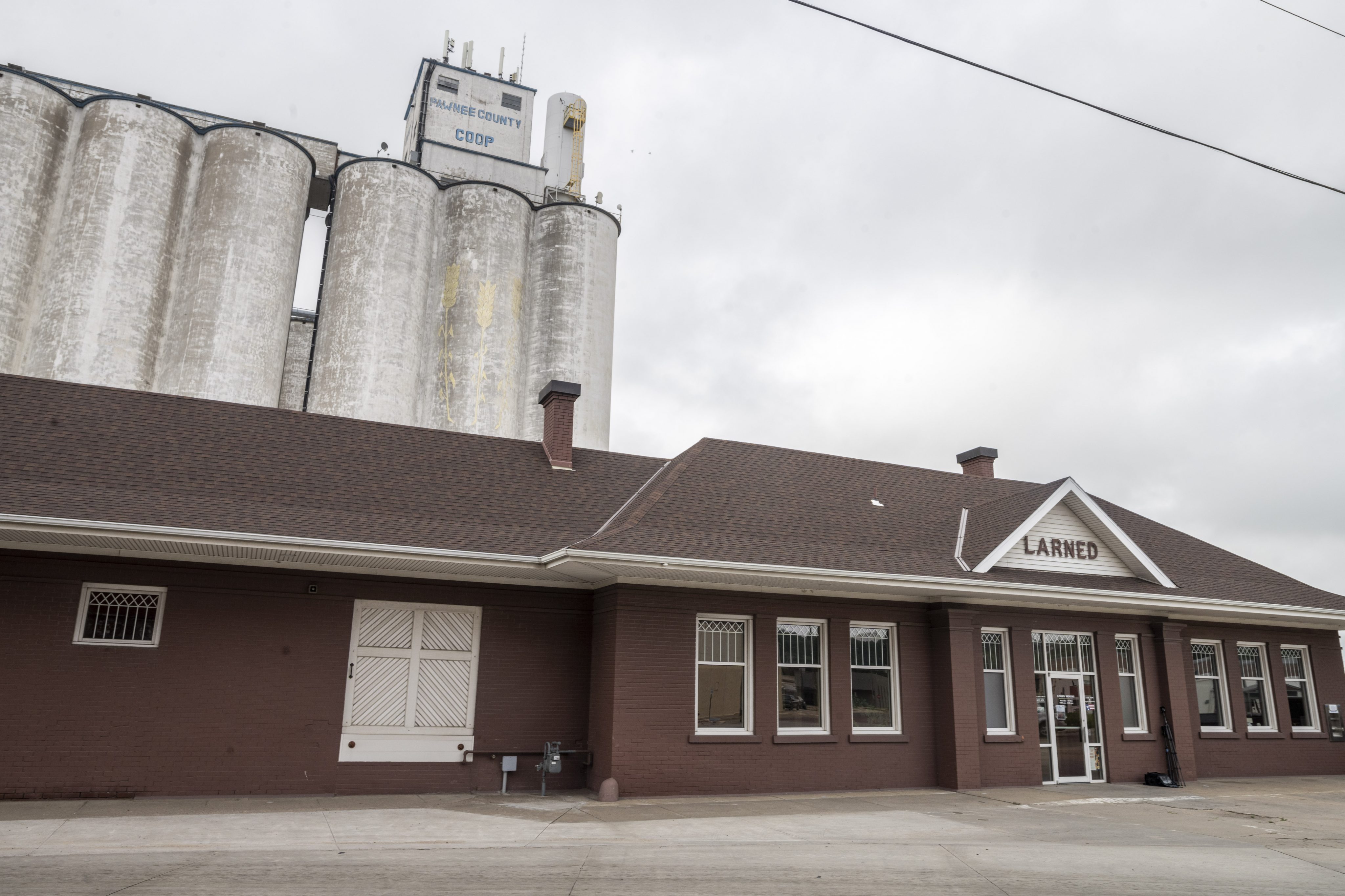 Atchison Topeka and Santa Fe Railway Company depot, Larned, Kansas